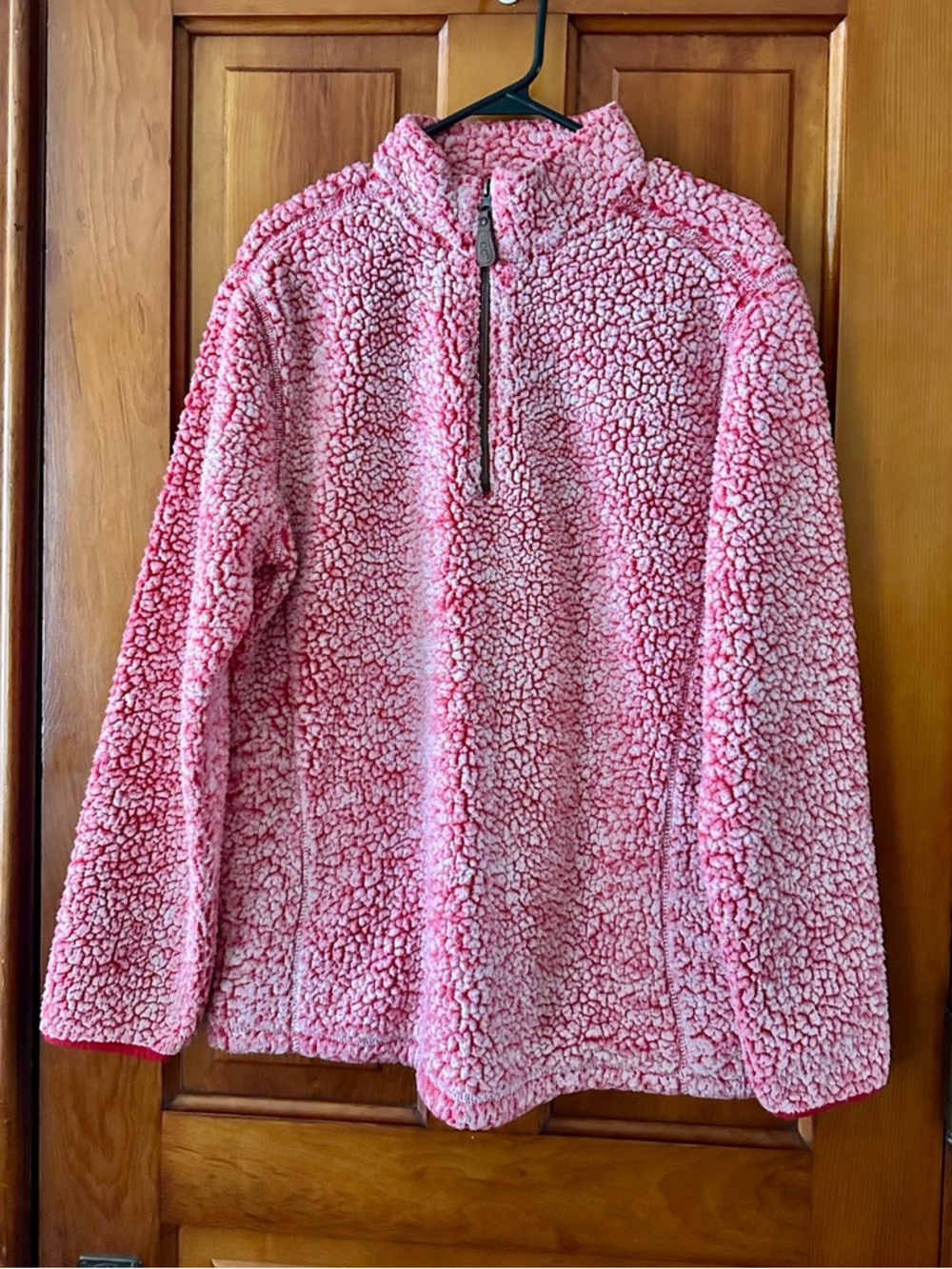 C.C Pink Sherpa Half-Zip Pull-Over Jacket